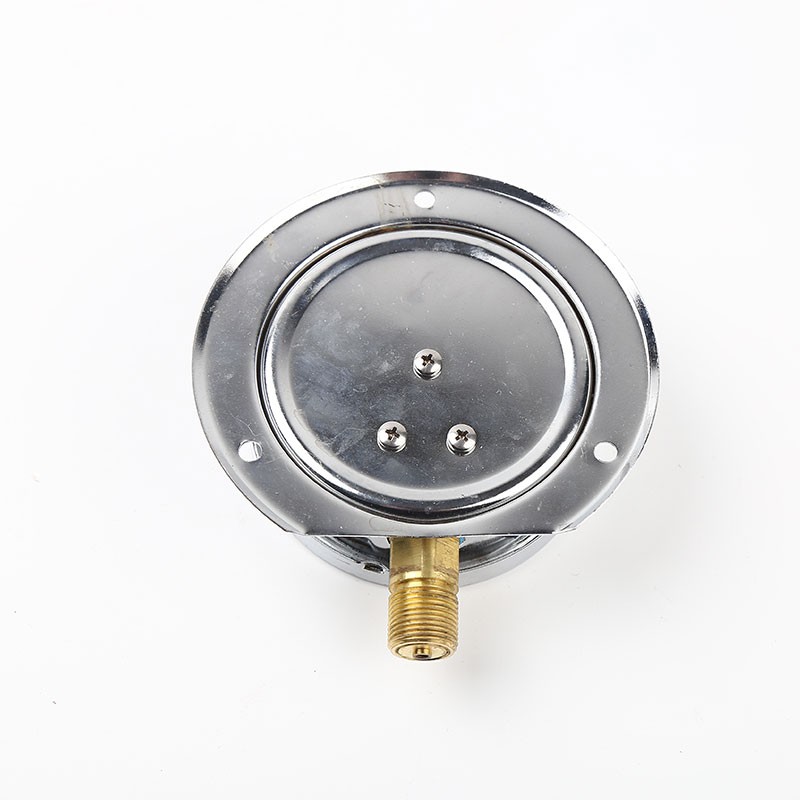 YN100T径向带边固定20*1.5螺纹船用罐车防震抗震压力表