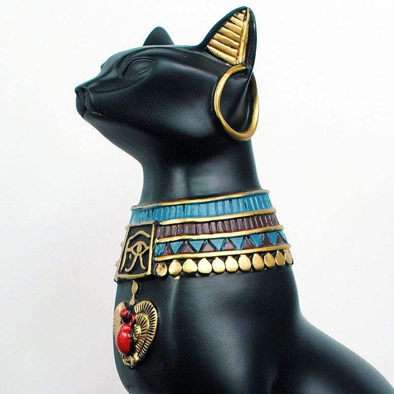 古埃及贝斯特猫神旅游纪念品摆件招财猫黑白猫酒柜家居桌面装饰品,家居饰品,装饰摆件,淘宝优惠券,粉丝福利购,淘宝优惠卷