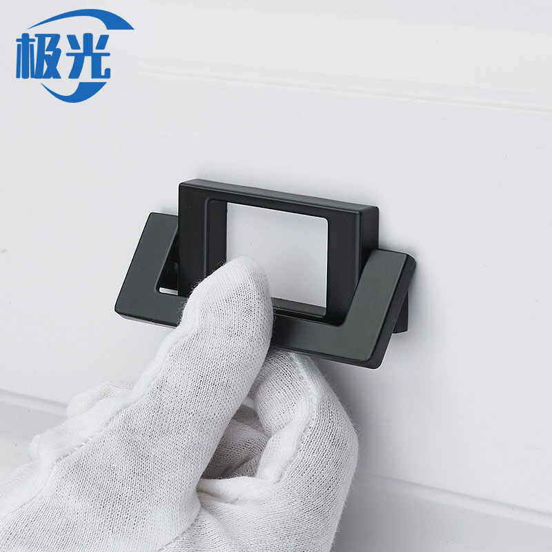 速发简约抽屉把手明装?具车整体橱柜平拉手榻榻米隐形衣柜门移门