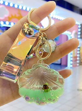 速发丑挂小创鱼链流沙入油亚克力挂件挂饰扣意件
