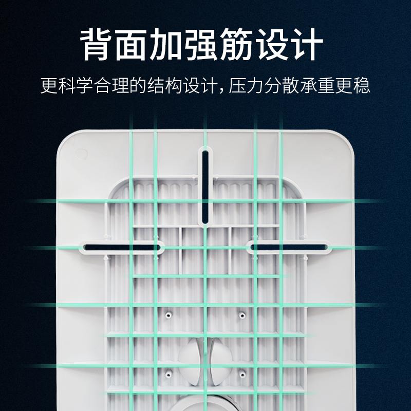 速发蹲厕所板盖卫生间盖子蹲坑家用防臭器便池堵臭挡板洗澡踏板
