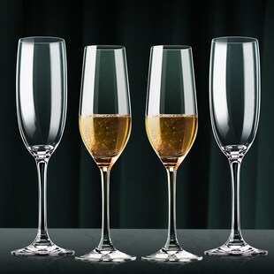 速发香槟杯晶水高脚萄用高颜值起泡酒杯轻奢高档玻璃白葡家酒杯