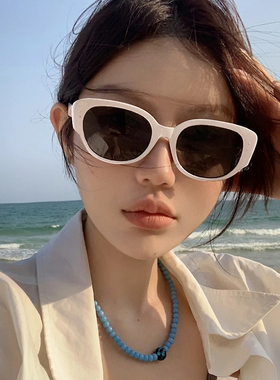 速发白色框猫眼墨旋级感凯镜边防紫外线海门拍照太2025新款