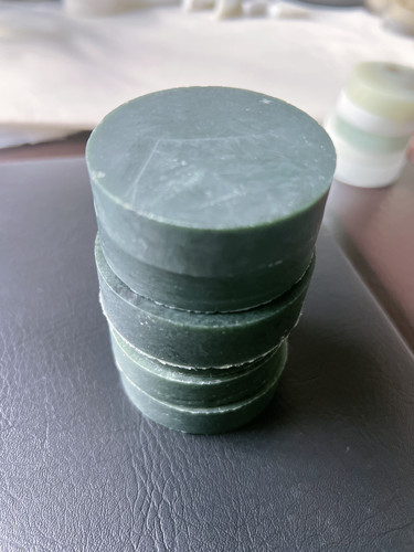 天然墨玉圆片镯子心收藏把件（可以出证书做挂件）