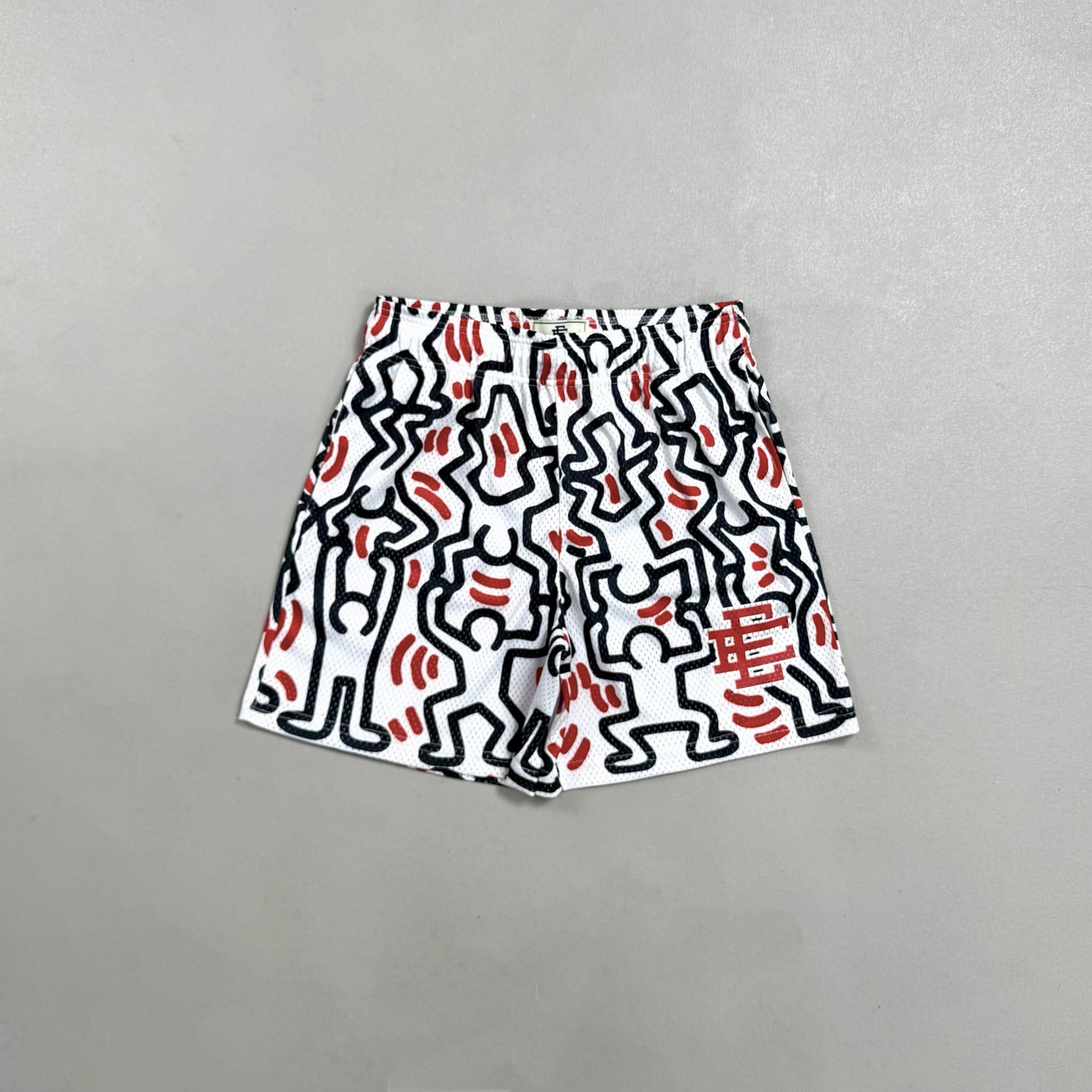 thumbnail for Europe and America EE shorts 25SS men's and women's couples versatile high street casual shorts