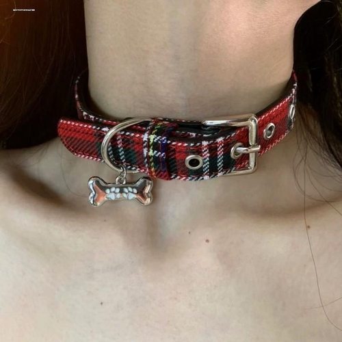 甜酷可爱骨头项圈情侣个性choker
