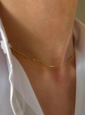 百搭王洗澡不用摘细款蛇骨炼叠戴