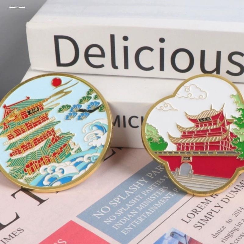 新款中国风湖南岳阳楼锌合金烤漆