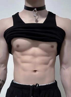 男生体育生项圈性感铃铛潮男男颈