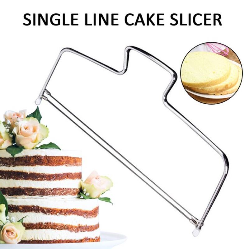 现货速发1PC Double  Adable Stle Steel Cake Cut er D