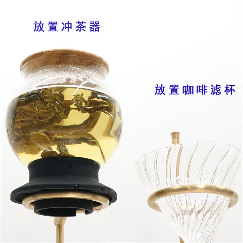 速发全铜手冲咖啡支架吧台一体自动洗杯器桌面嵌入式工作台推杯器