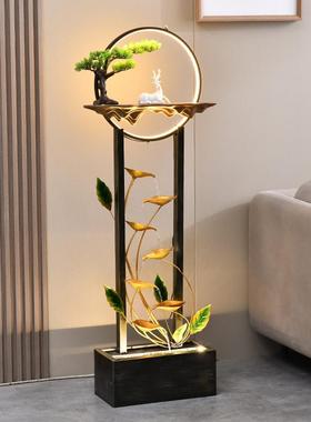 威弗列德电视柜装饰水景招财水幕墙开业大型落地轻奢循环流水摆件