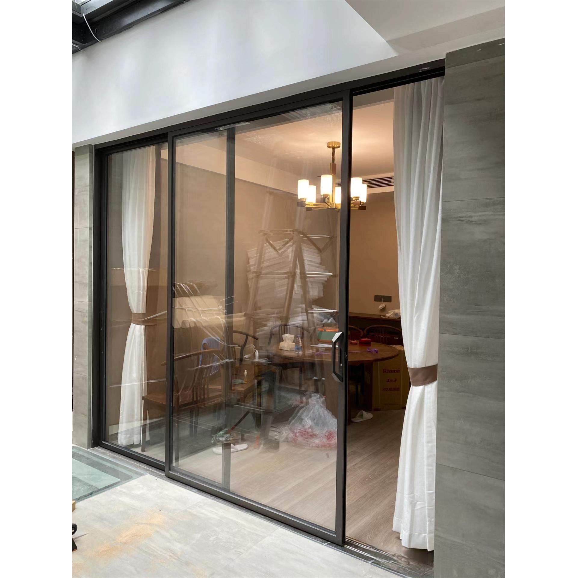 成都重型推拉门 窄边门 移门 折叠门 阳台客厅隔断门定制厂家直销