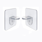 橱柜隔板支撑架书架层板支架衣柜搁板无痕免钉免打孔托架分层板托