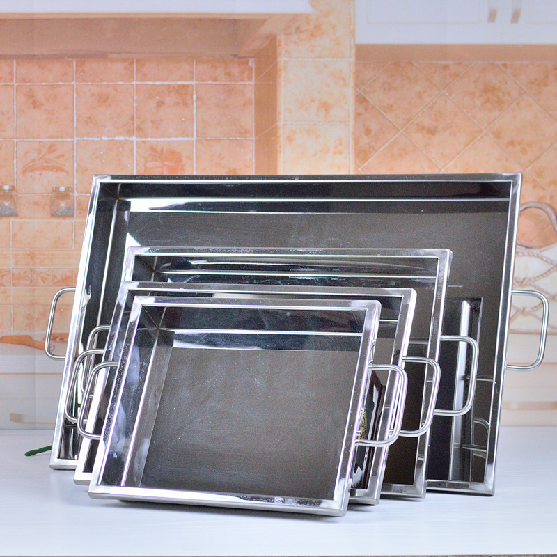 熬阿胶糕定型盘模具工具不锈钢压板冷却定型盘太妃糖磨具直角盘