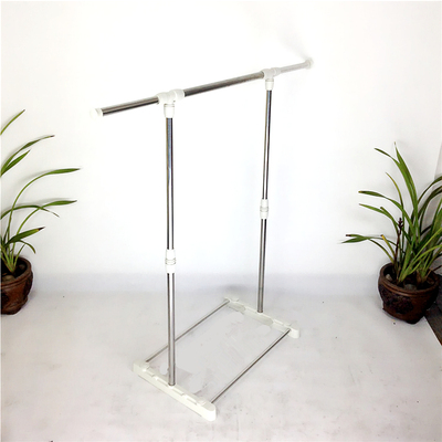 特小型不锈钢 单杆晾衣架 落地阳台升降 室内 伸缩 晒衣 凉衣架