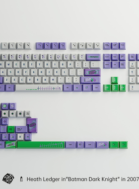 KEYMOJI JOKER小丑主题黑暗骑士PBT热升华原厂键帽Wooting磁轴