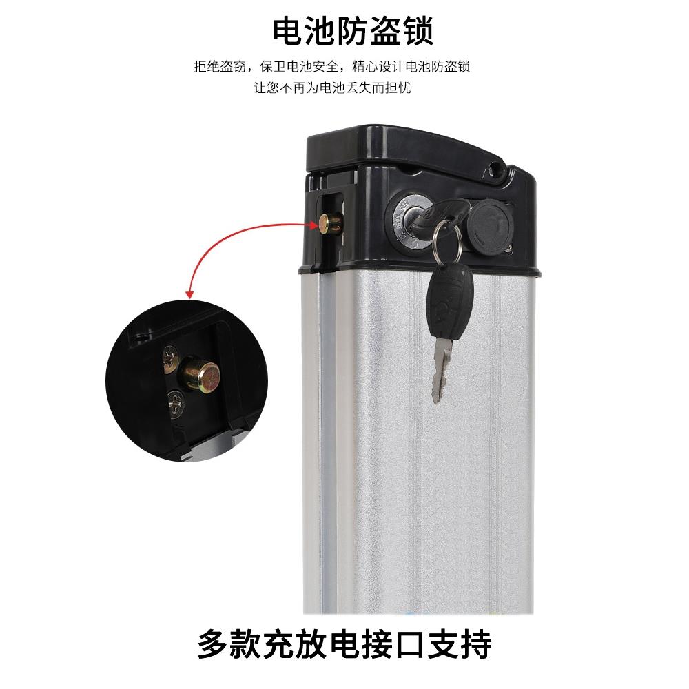电动车锂电池48v36v20ah大容量代驾折叠电动自行车电瓶通用可拆卸