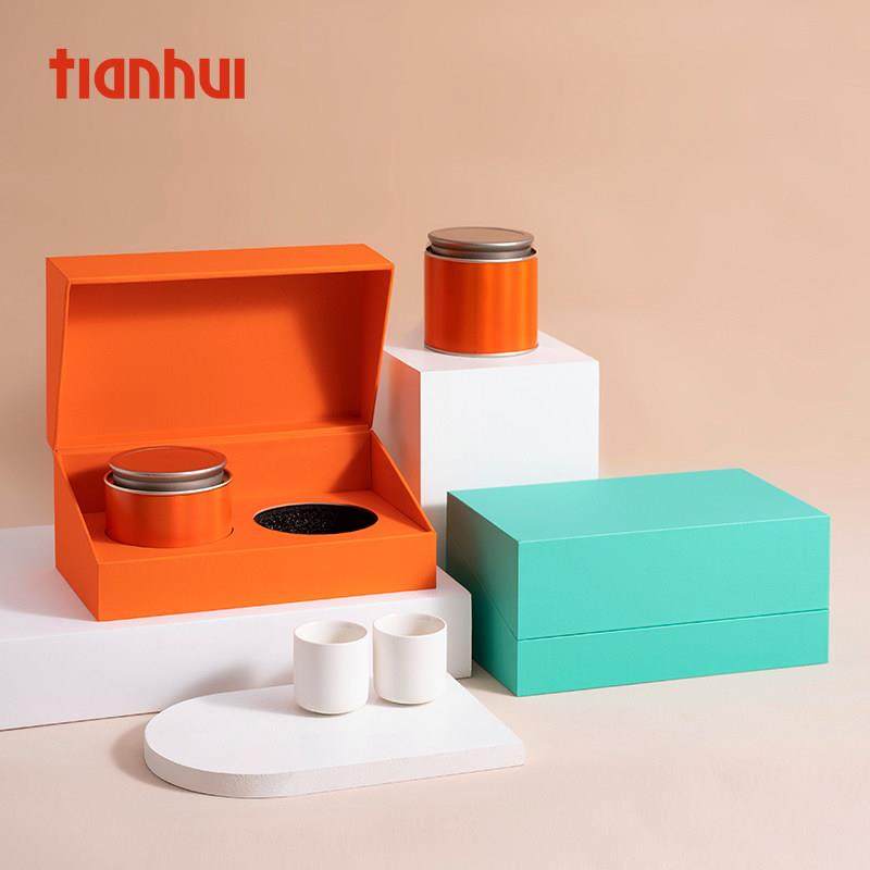 天汇包装茶叶礼盒空盒双罐密封纸罐包装盒高端龙井茶叶罐空礼品盒,餐饮具,茶叶罐,淘宝优惠券,粉丝福利购,淘宝优惠卷