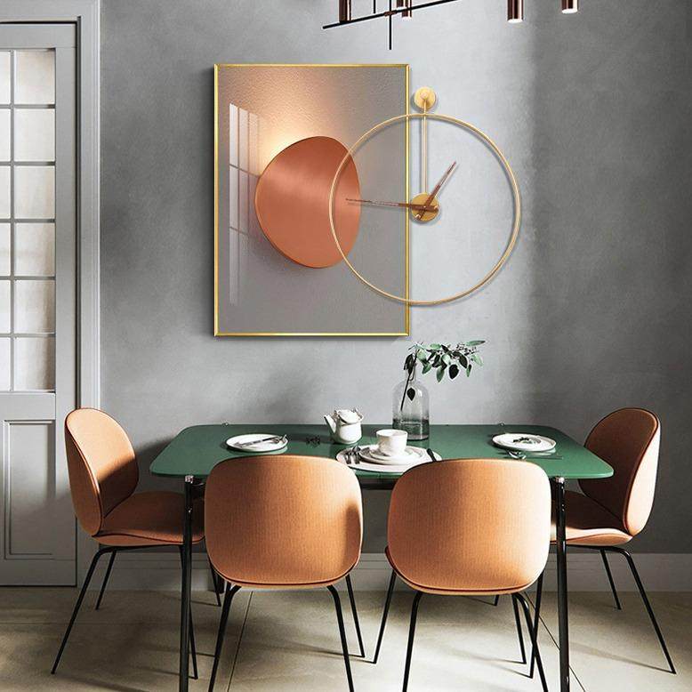 现代简约餐厅装意饰饭厅墙壁XG-A442装饰个性创时钟画轻画奢餐桌,鲜花速递/花卉仿真/绿植园艺,割草机/草坪机,淘宝优惠券,粉丝福利购,淘宝优惠卷