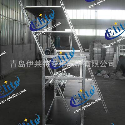 玫瑰带展示花架脚轮展岛伊莱特花架示FGU车可移动鲜花青陈列架