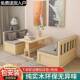 实木升降床小户两型升降式 多能功阳台见详情客用厅窗折叠卡座床一