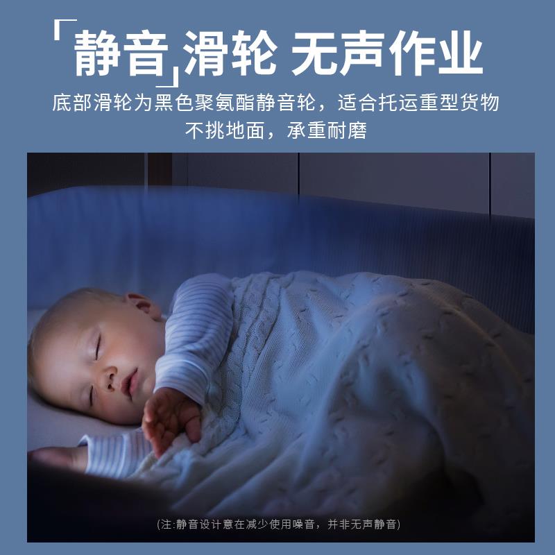 加厚服装带子轮周转塑料箱特大号厂长007方形箱快递箱加轮中转箱