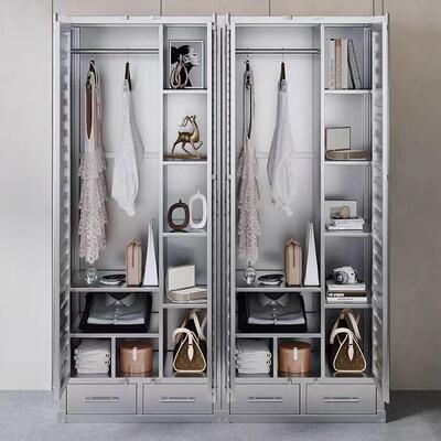 工业风艺集装箱创意衣餐厅酒吧LD-52065民宿铁柜柜皮复古办公室展