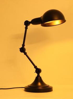 机台械臂灯长装饰学习灯美式复古现DIF代简约个性过道床头房酒吧