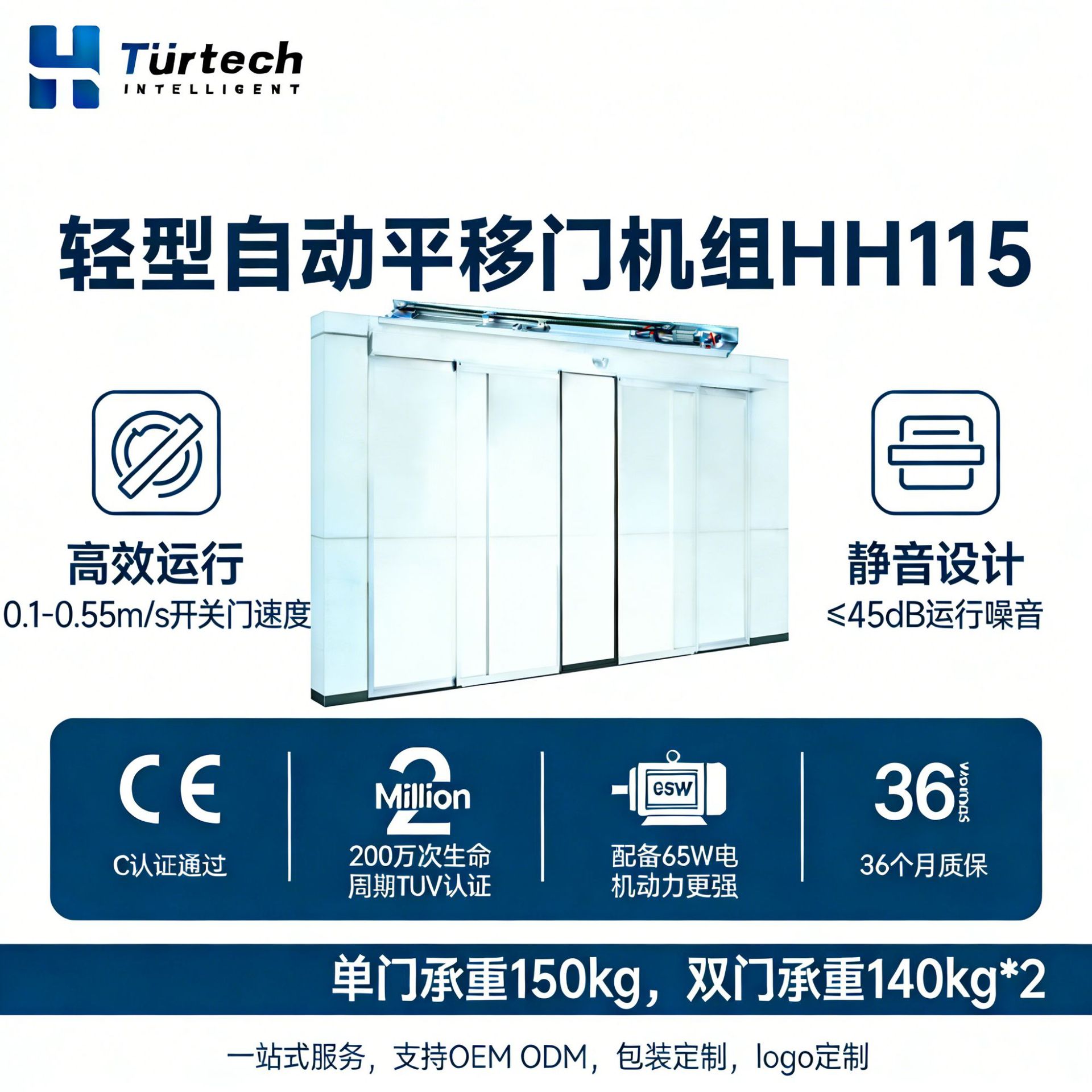 多泰HH115自动平移门机组整套