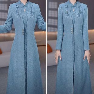 外套裙子套装 新款 风衣裙子气质俩件套秋季 高级显瘦休闲洋气时尚