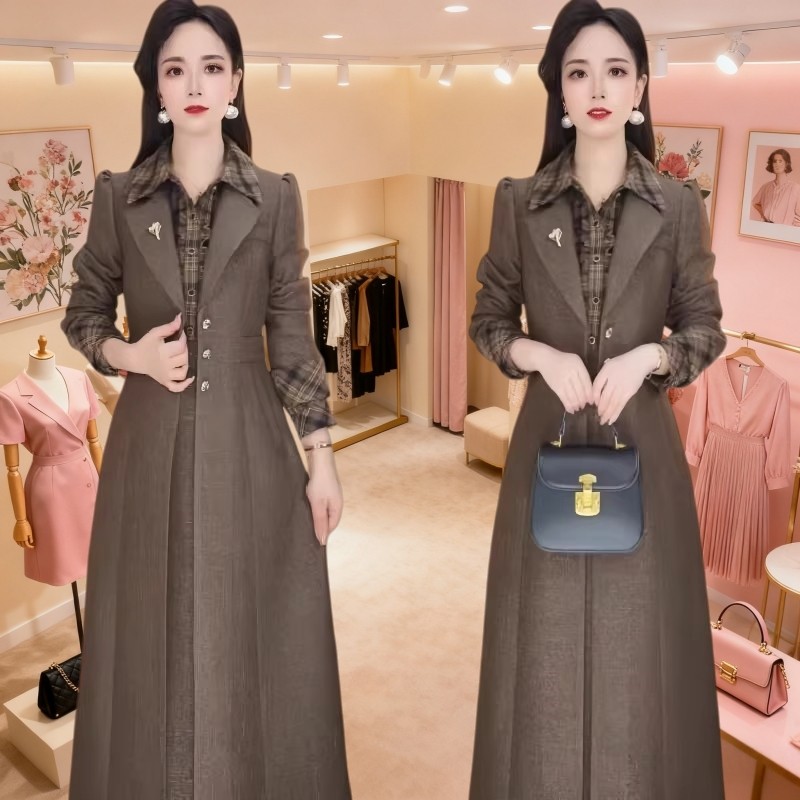 2026秋冬新款气质高级感连衣裙两件套女高端时尚套装显瘦洋气外套,女装/女士精品,时尚套装,淘宝优惠券,粉丝福利购,淘宝优惠卷