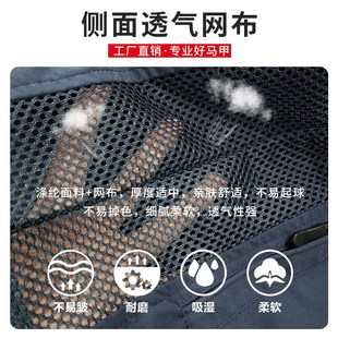 应急管理马甲反光背心定制印LOGO救援消防工作服多口袋安全服马夹