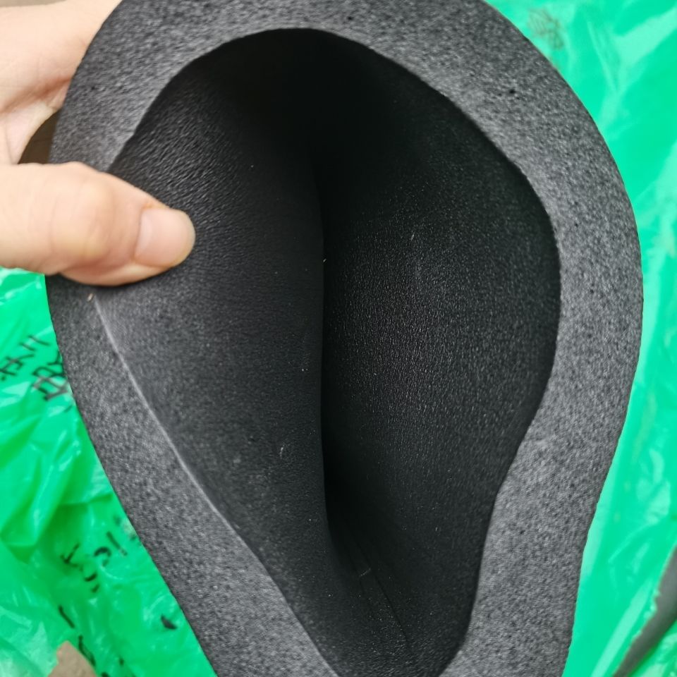 110下水管道保温防冻海棉管套 隔音消音棉管PVC排水橡塑管防冻管