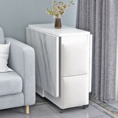 折叠餐桌餐椅组合家用可移动伸缩小户型长方形多功能带轮吃饭桌子