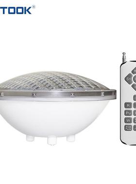 供应PAR56灯泡嵌入式水下灯七彩RGB遥控LEDPAR56泳池灯