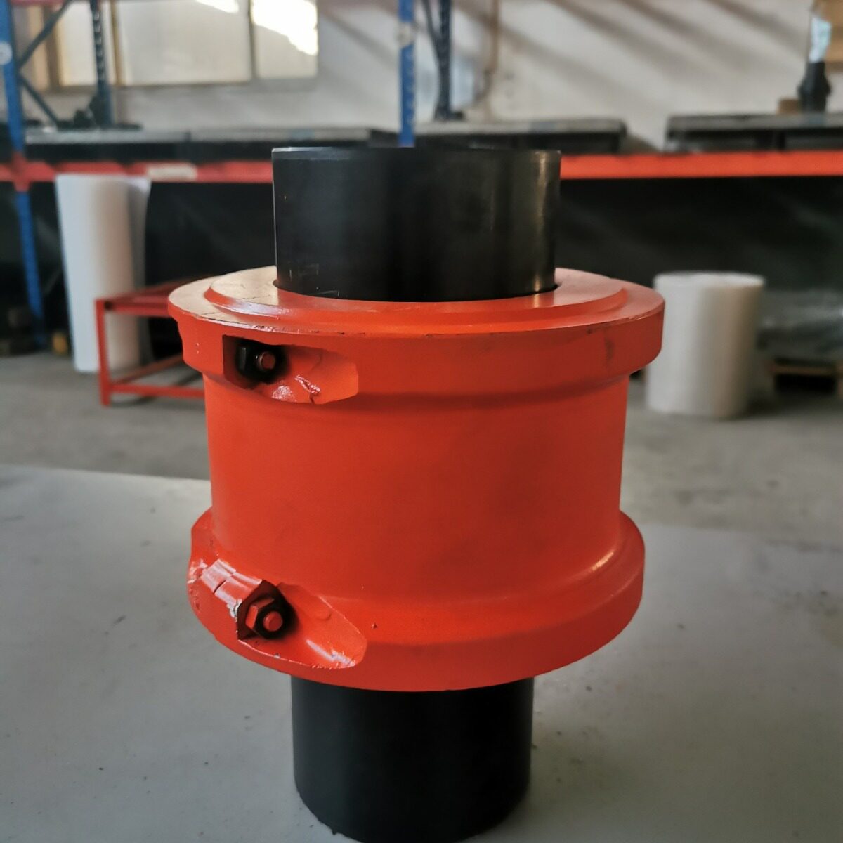 JS蛇形弹簧联轴器大扭矩弹簧靠背轮连轴器45#钢JSB型蛇簧联轴器
