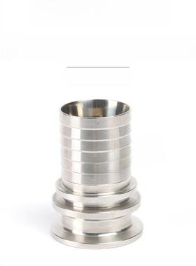 Ss304/316L食品级快卸扣压力软管接头快卡高压套管Tc宝塔接头组合