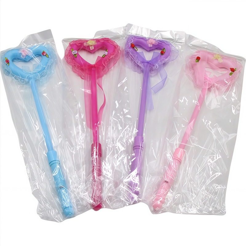 发光棒子魔法七彩闪光仙女爱心棒公主魔仙棒可爱夜市地摊装饰