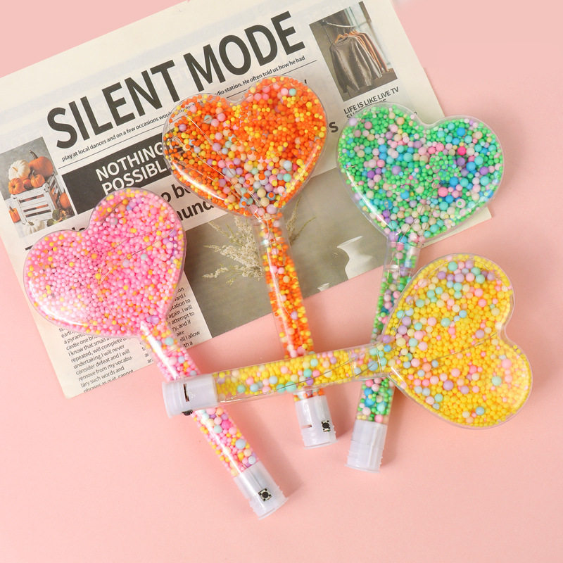 魔法发光七彩闪光雪花棒波波棒手持仙女儿童玩具学校道具摆摊