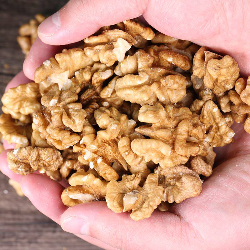 山之妙原味新鲜干生核桃仁大核桃肉一斤包邮散装