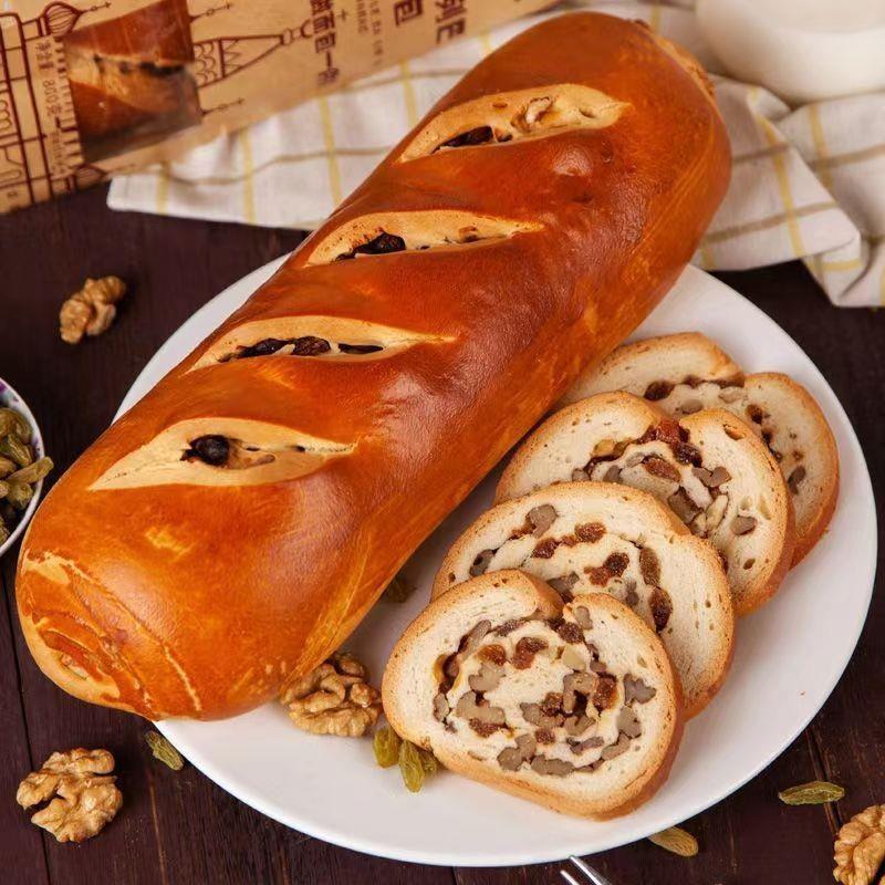 俄罗斯大列巴2坚果吐司面包代餐o果仁袋装造早餐*饱腹