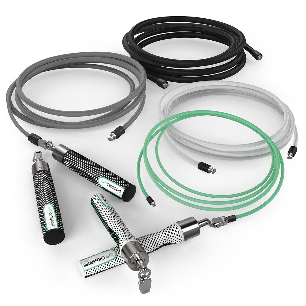 CROSSROPE 负重跳绳高速缠结自锁螺旋健身燃脂减肥运动训练可拆卸