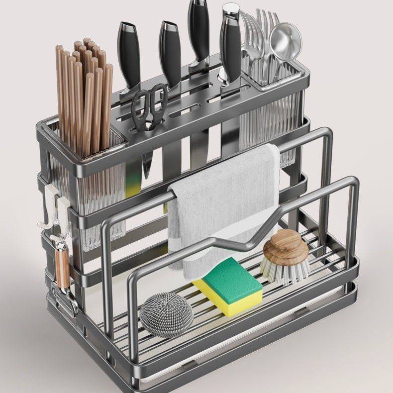厨房刀架筷子笼置物架家用多功能台面砧板架放菜板刀具一体收纳架,厨房/烹饪用具,刀架,淘宝优惠券,粉丝福利购,淘宝优惠卷