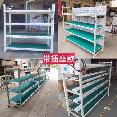 化架测试防架静电货架车老间电XNQ源角铁架多层周转架车铁移动带