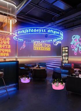 酒吧led创意NMW酒灯充电台灯桌灯装饰台KT灯V厅充电发餐光清桶吧