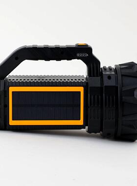 2925太阳能电筒超户大功手率探照作灯超长续航工灯太阳能超亮外手