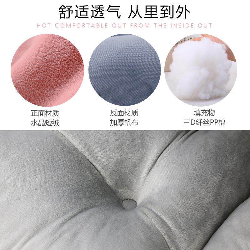 坐垫靠垫一体四季厚通腰用办公久QUG室坐护座椅凳子椅垫加热加靠