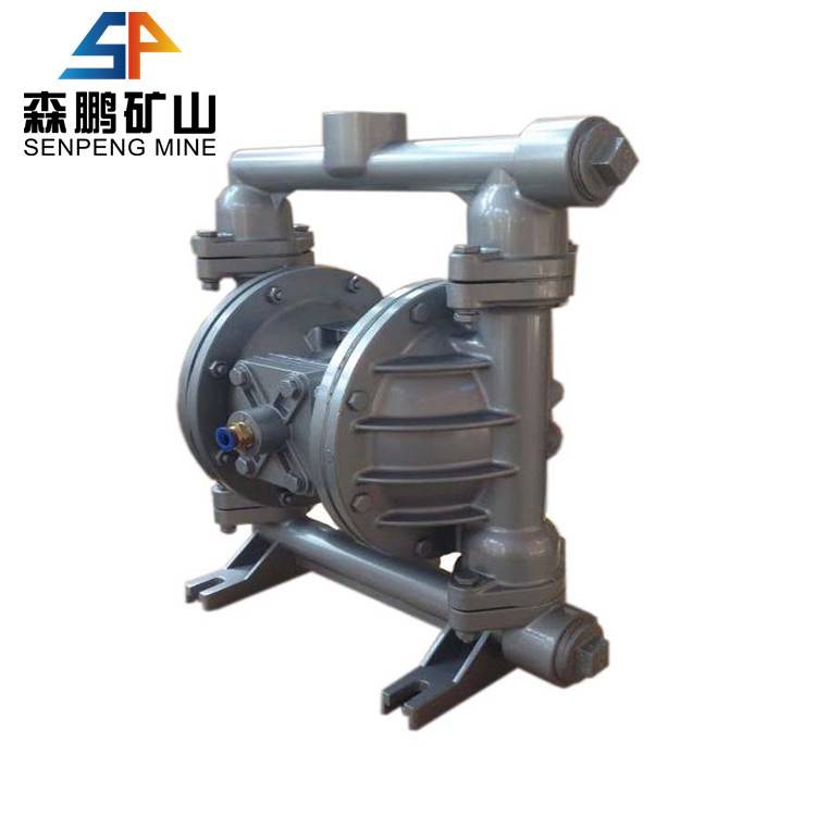 QBY-25气动隔膜泵 森鹏QBK-25工程塑料PP气动隔膜泵配F46膜片