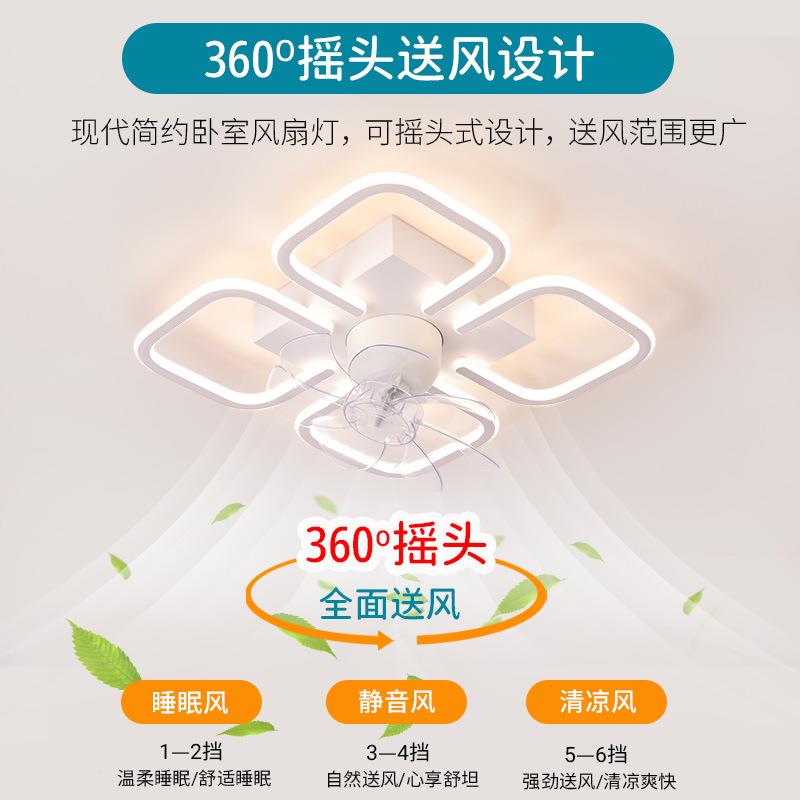 境扇直供X413风扇2025年新灯款卧室风扇智能控制房间静音跨一体电